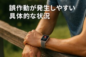 誤作動が発生しやすい具体的な状況