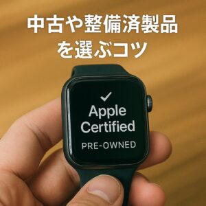 中古や整備済製品を選ぶコツ