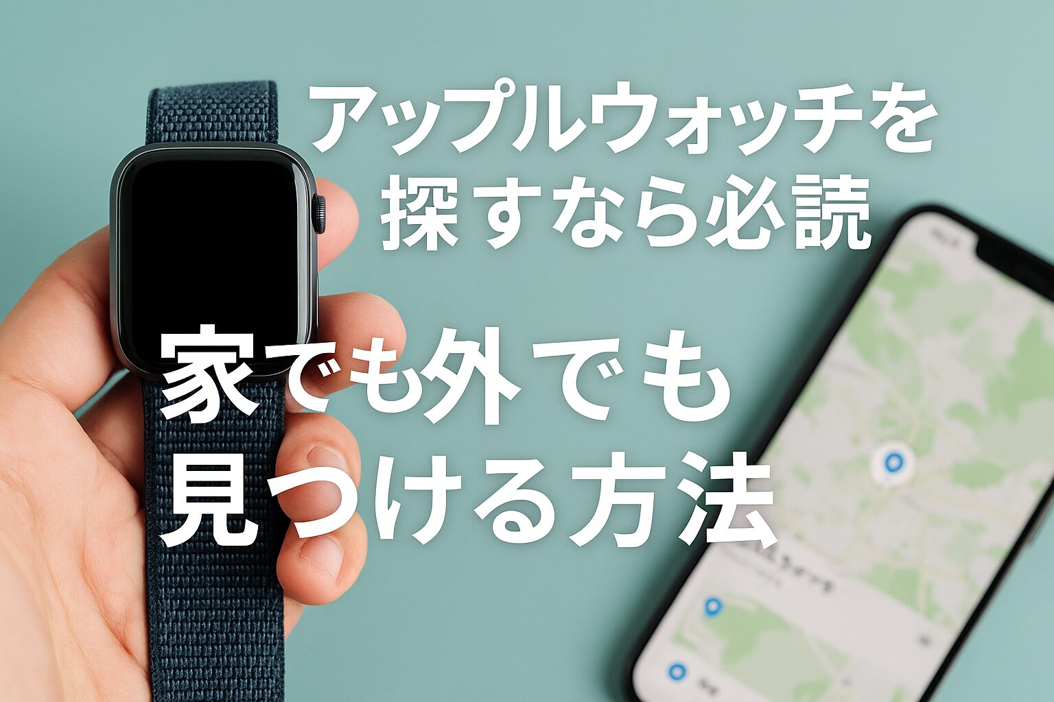 アップルウォッチを探すなら必読｜家でも外でも見つける方法