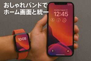 おしゃれバンドでホーム画面と統一