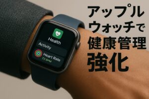 アップルウォッチで健康管理強化