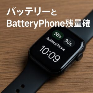 バッテリーとBatteryPhone残量確認