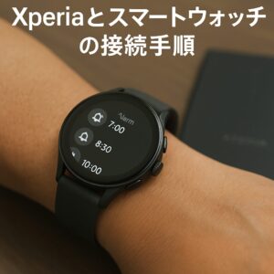 Xperiaとスマートウォッチの接続手順