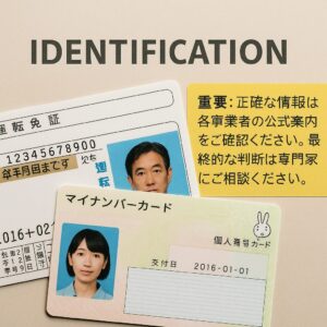 本人確認書類と注意点