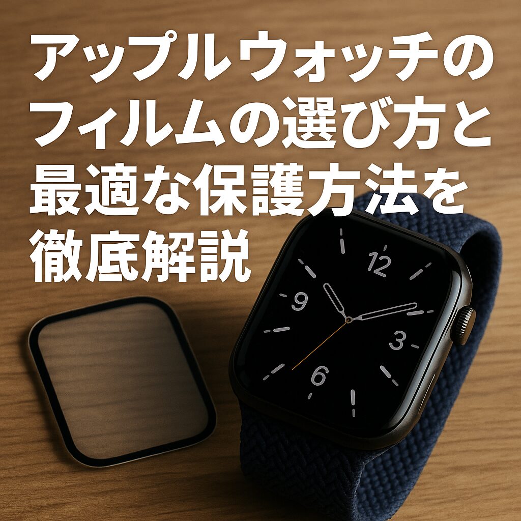 アップルウォッチのフィルムの選び方と最適な保護方法を徹底解説