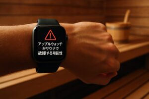 アップルウォッチがサウナで故障する可能性