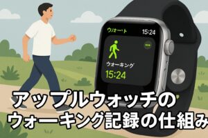 アップルウォッチのウォーキング記録の仕組み
