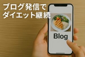 ブログ発信でダイエット継続