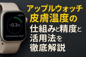 アップルウォッチの皮膚温度機能の仕組みと精度と活用法を徹底解説