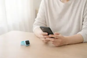 myFirst Fone S3cを購入するか迷っている保護者が公式条件を確認する判断イメージ